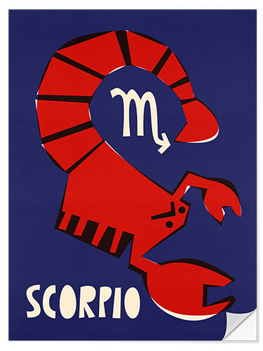 Sisustustarra Scorpio Zodiac Star Sign