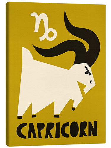 Canvastavla Capricorn Zodiac Star Sign