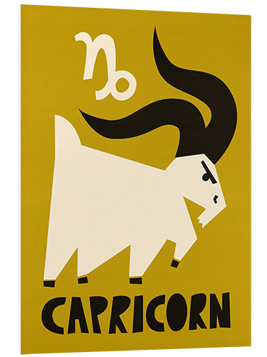 Foam board print Capricorn Zodiac Star Sign