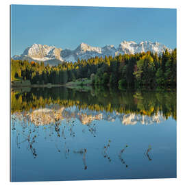 Gallery Print Karwendelgebirge Spiegelt Sich im Geroldsee II