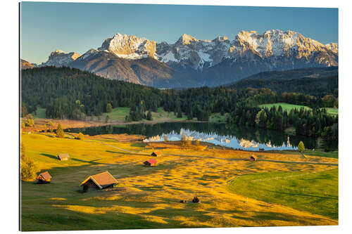 Gallery Print Karwendelgebirge Spiegelt Sich im Geroldsee IV