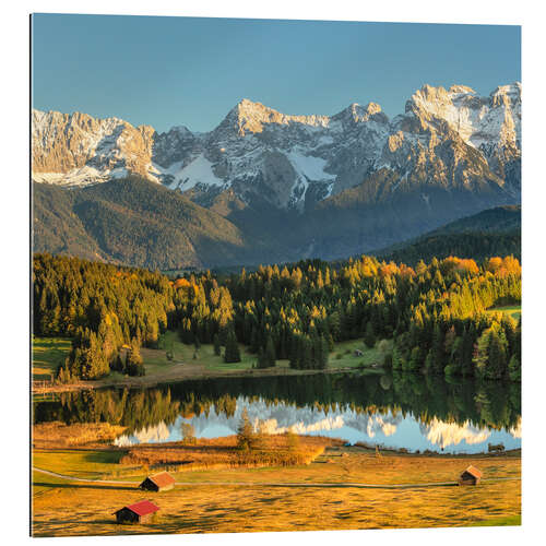 Gallery print Karwendel Mountains Reflected in Geroldsee I