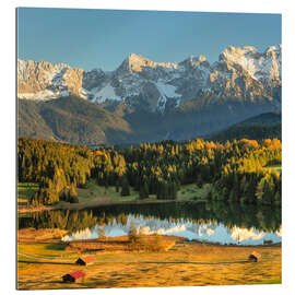 Gallery print Karwendel Mountains Reflected in Geroldsee I