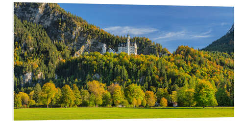 Bilde på skumplate Neuschwanstein Castle in Autumn III