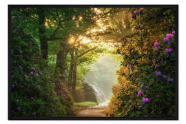 Gerahmter Kunstdruck Zauber am Morgen