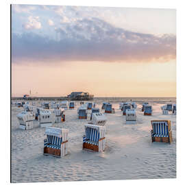 Alubild Am Nordseestrand bei Sankt Peter Ording