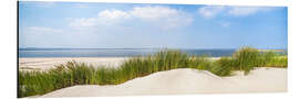 Stampa su alluminio Dunes on the beach panorama