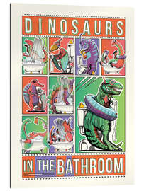 Gallery print Dinosaurs in the Bathroom