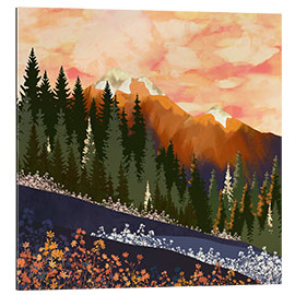 Tableau en plexi-alu Mountain Dusk