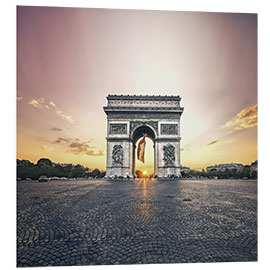 Foam board print Arc De Triomphe