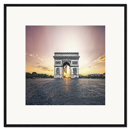 Impression artistique encadrée Arc De Triomphe