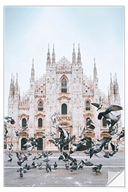 Selvklebende plakat Duomo Di Milano