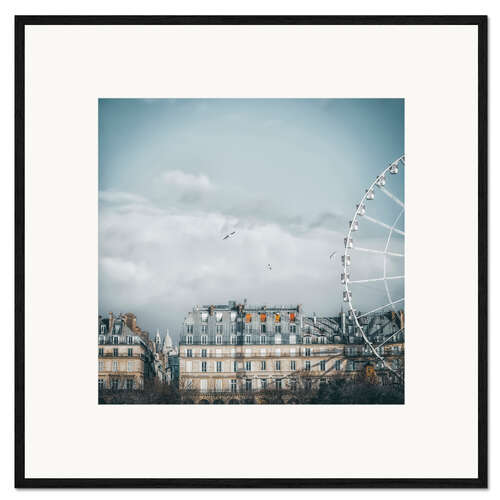 Plakat artystyczny premium w ramie Jardin Des Tuileries