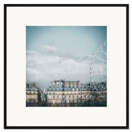 Plakat artystyczny premium w ramie Jardin Des Tuileries