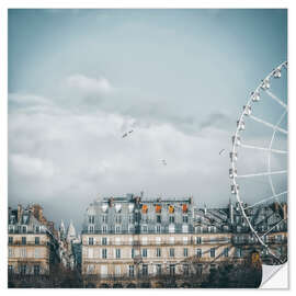 Naklejka na ścianę Jardin Des Tuileries