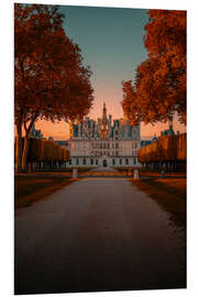 Foam board print Château de Chambord