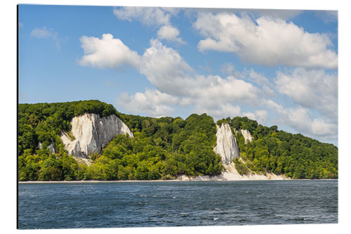 Alubild Victoriasicht und Königsstuhl auf Rügen