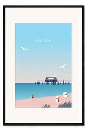 Gerahmter Kunstdruck Ostsee