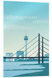 Acrylic print  Dusseldorf - Katinka Reinke