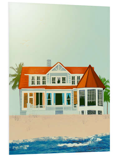 PVC print Beach House