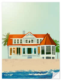 Sticker mural Beach House