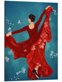 Magnettafel Tänzerin