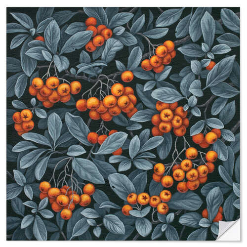 Sticker mural Pyracantha berries