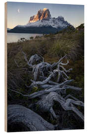 Trebilde Moonrise In Patagonian Fjords