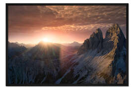 Gerahmter Kunstdruck Mittelerde