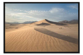 Gerahmter Kunstdruck Sandsturm bei Ibex
