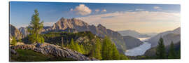 Gallery Print Sonnenaufgang in den Alpen über Königssee mit Watzmann