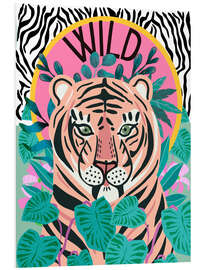 Foam board print Wild tiger