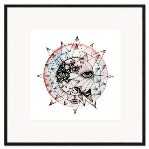 Framed art print Clanmother wisdom keeper