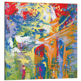 Magnettafel Farbenfrohes Glück