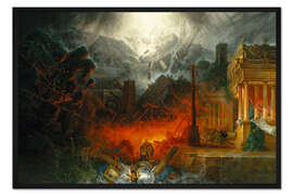 Gerahmter Kunstdruck Der Rand des Verderbens