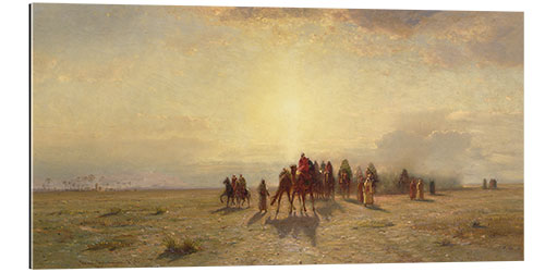 Galleritryk Caravan in the Desert