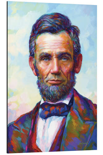 Alumiinitaulu Abraham Lincoln Modern Portrait