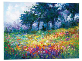 Foam board print Colourful Wildflowers in Bloom II