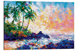 Magnettafel Wellen am tropischen Strand