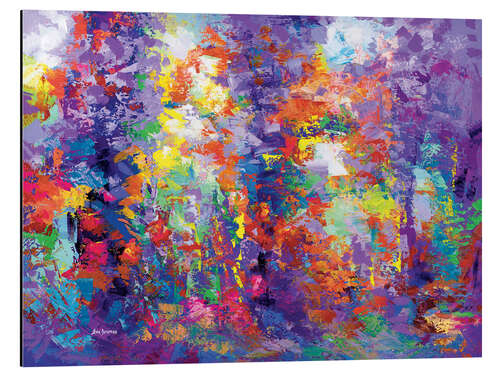 Quadro em alumínio Magical Colourful Forest