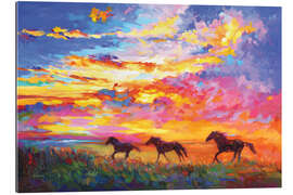 Galleriprint Wild Horses At Sunset