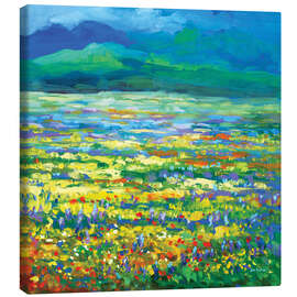 Canvas print Meadow of Wildflowers Colourful