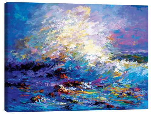 Canvas print Colourful Ocean Waves