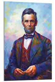 Galleriprint Abraham Lincoln Colourful