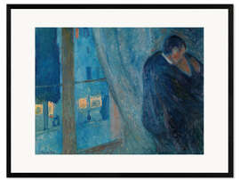 Impression artistique encadrée The Kiss by The Window