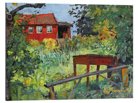 Magnettafel Garden with a Red House, 1882