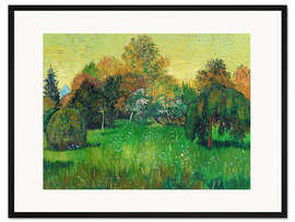 Gerahmter Kunstdruck Der Dichtergarten, 1888