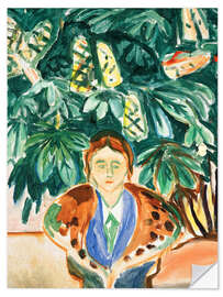 Autocolante decorativo Under the Chestnut Tree (Portrait)