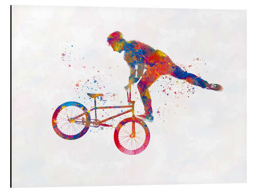 Aluminium print BMX sports XVI