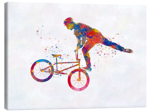 Leinwandbild BMX Sport XVI